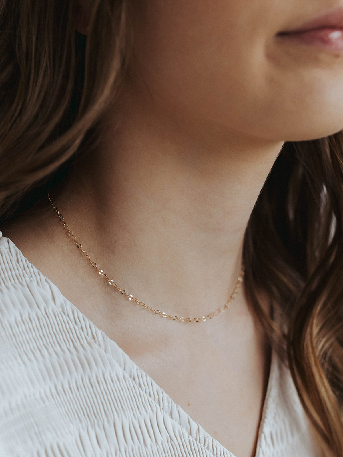 Finley | Dapped Cable Necklace
