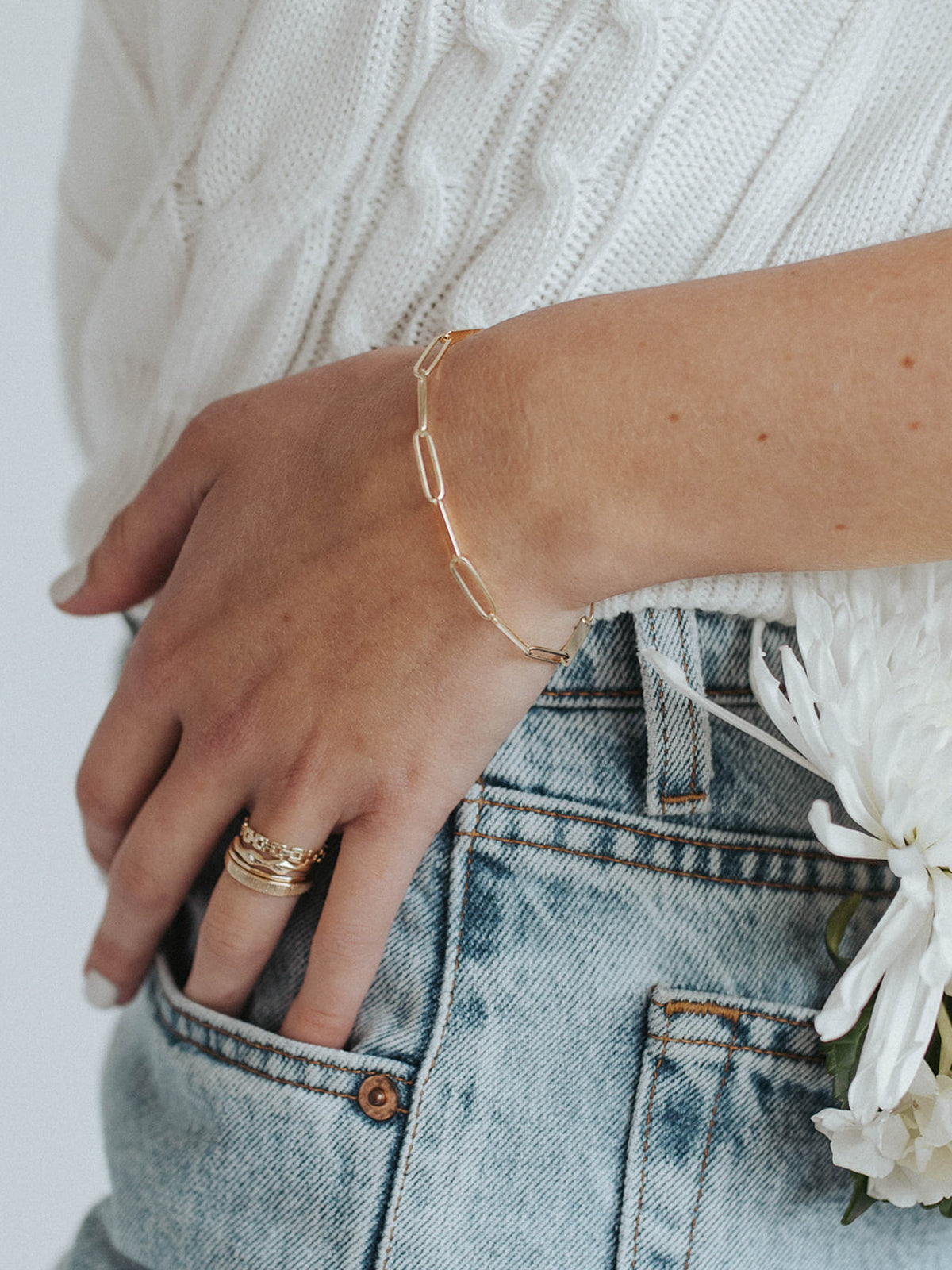 Sarah | Paperclip Bracelet