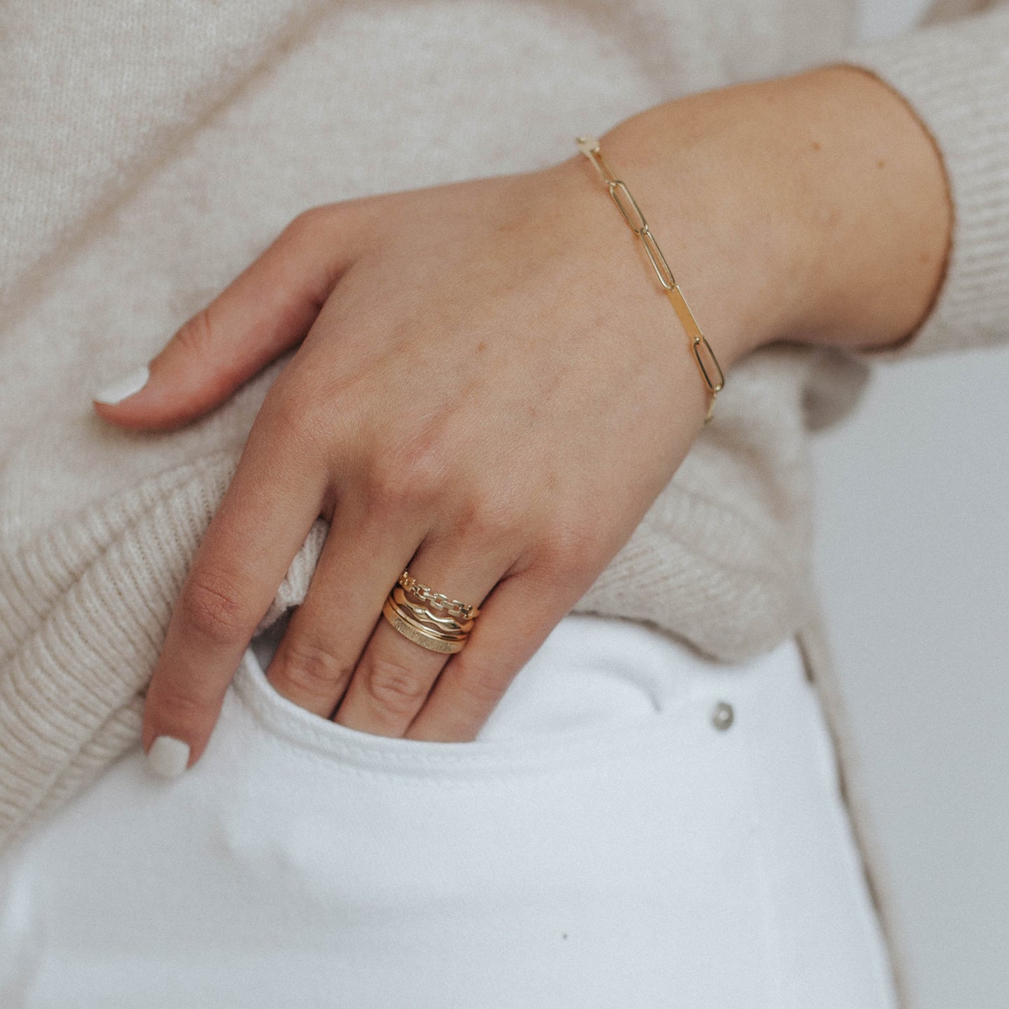 Sarah | Paperclip Bracelet