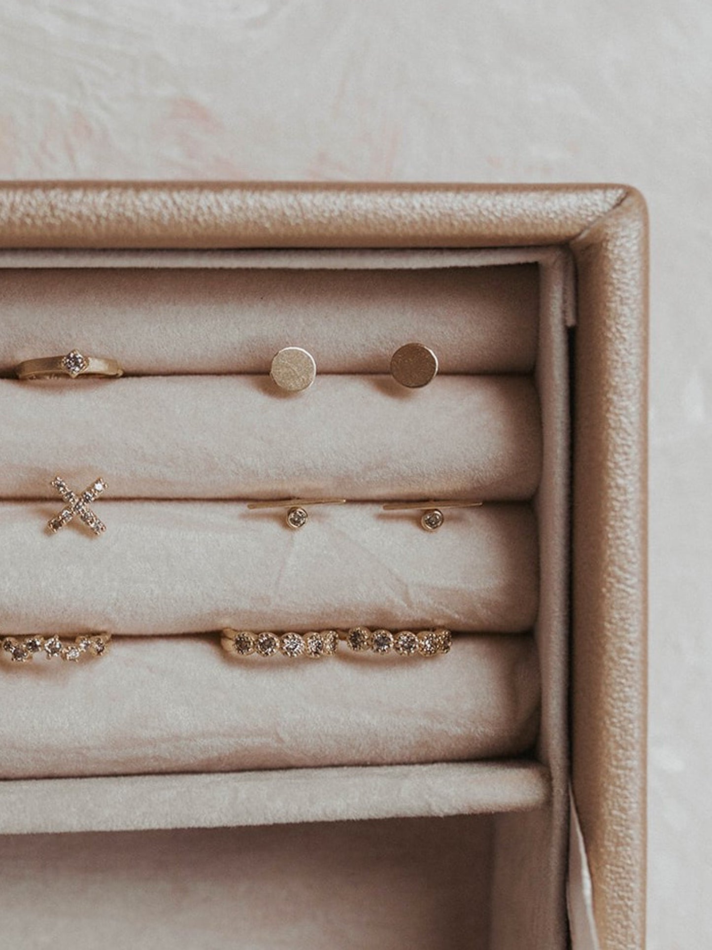 Vivienne | Diamond Bar Earrings