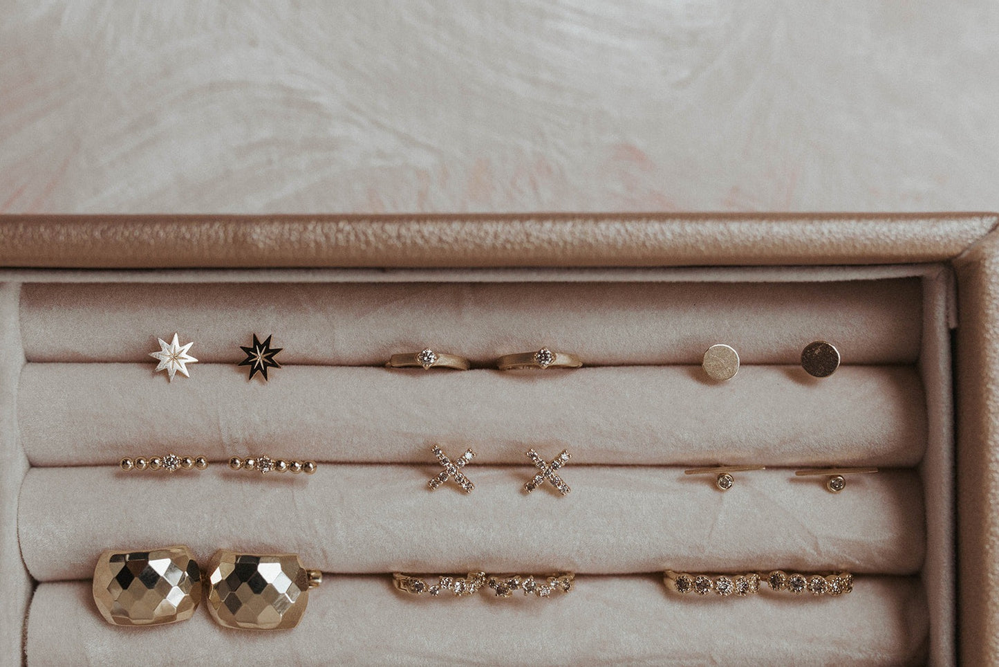 Vivienne | Diamond Bar Earrings