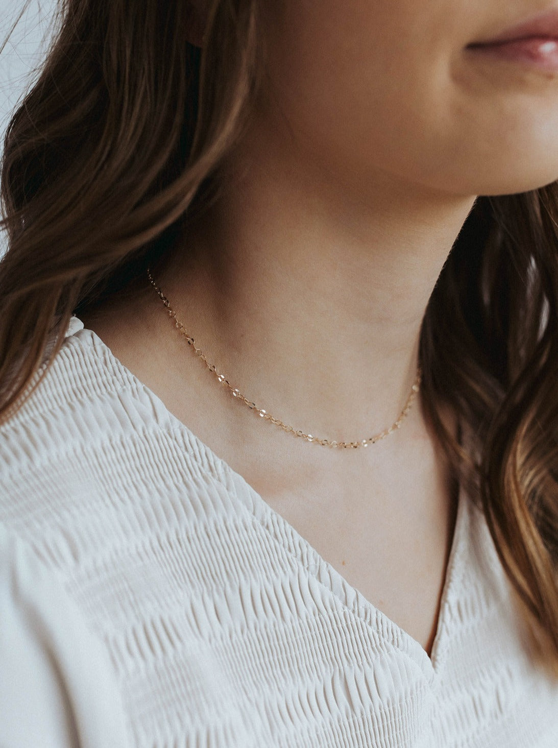 Finley | Dapped Cable Necklace