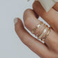 Caitlyn | Rectangle Faceted Ring