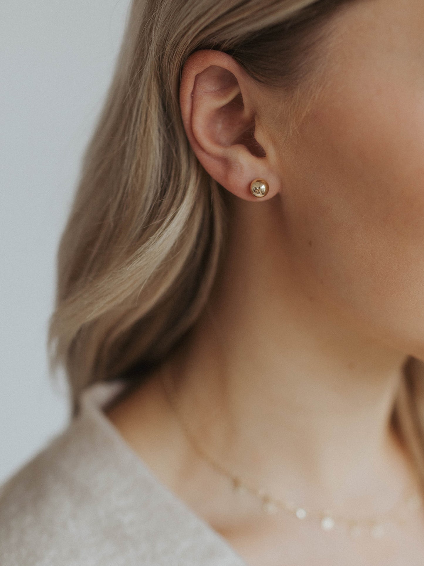 Mia | Large Stud Earrings